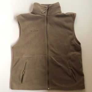 Men’s Large Columbia Vest Light Green